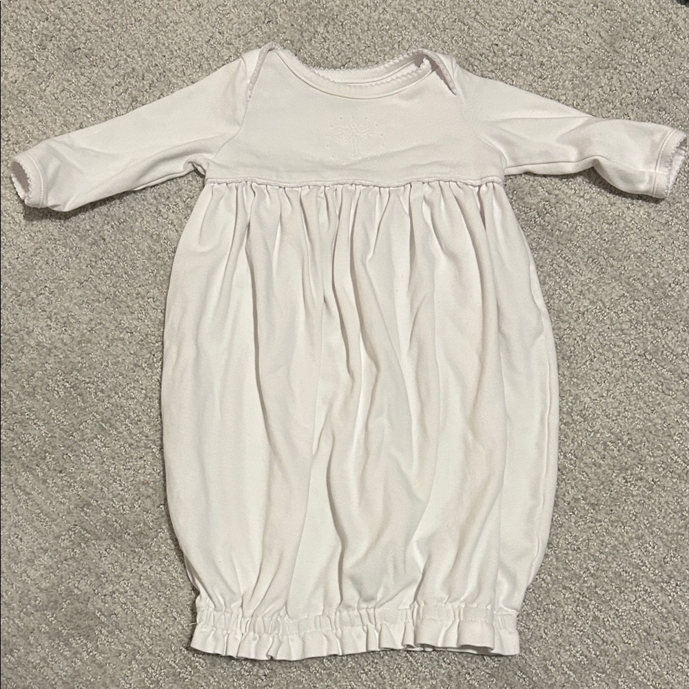 Baby Baptismal Gown Mud Pie Soft White